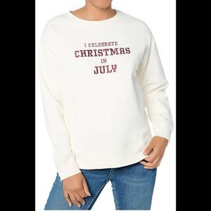 Studio Park X Shawn Killinger Seasonal Sentiments Sweatshirt Ivory - Regular